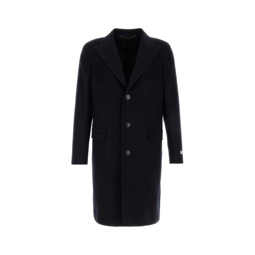 Canali Men Midnight Blue Wool Coat